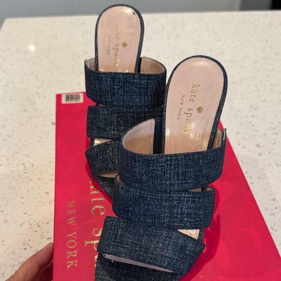 Kate Spade Navy Heeled Mules main image 2